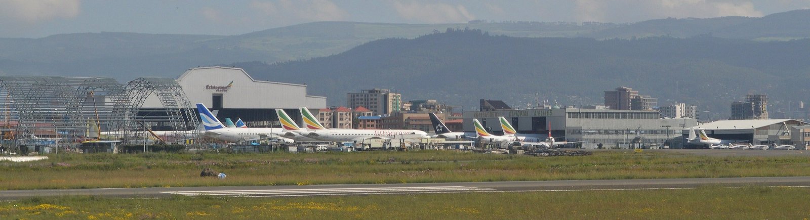 The Ethiopian Airlines maintenance base at Addis Ababa Bole